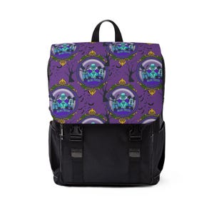 Haunted Mansion Backpack, Disney Bag for School or Travel, Disney Gift, Magical Park Day Bag, Bookbag, Schoolbag, Foolish Mortals