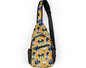 Halloween Mickey Disney Park Bag, Disney Backpack, Disney Sling Bag, Chest Bag, Disney Gift, Vacation Bag, Travel Bag, Fanny Pack, Belt Bag