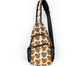 Mickey Waffles Disney Park-tas, Disney-rugzak, Disney-draagtas, borsttas, Disney-cadeau, vakantietas, reistas, heuptasje, heuptas