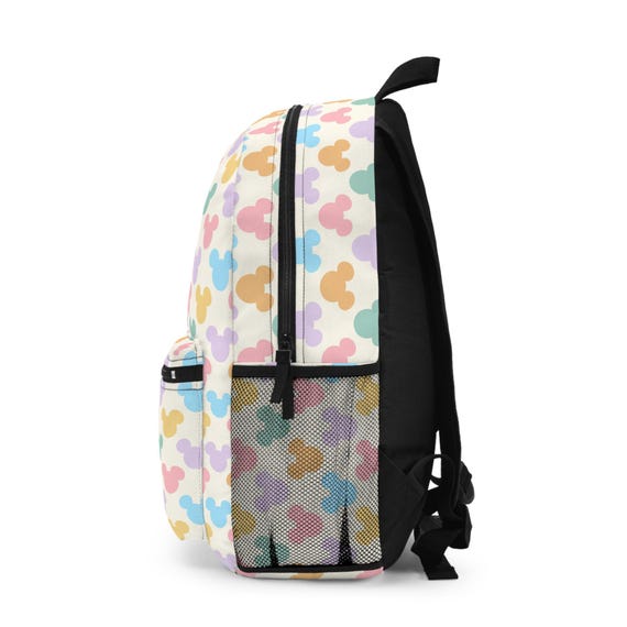 Pastel Mickey Mouse Backpack Soft Color Disney Bag With  display picture 1