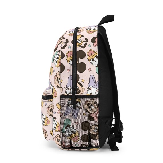 Mickey & Friends Light Pink Backpack Cute Disney Park Bag  display picture 3