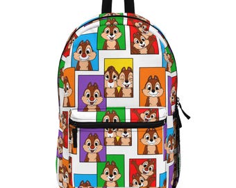 Mochila de Chip y Dale, mochila de Disney, mochila para la vuelta al cole, mochila de Disney, mochila para niños, bolsa de viaje, accesorios para viajes de Disney