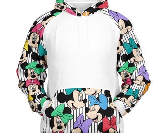 ミニーマウス スウェットシャツ、ディズニー スウェットシャツ、レトロ ラグラン スウェットシャツ、ディズニーワールド シャツ、ディズニー バケーション シャツ、ディズニーランド シャツ