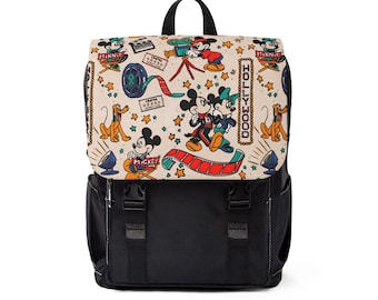 Mickey Retro Vintage Backpack, Disney Backpack, Back to School Book Bag, Disney Bag, Kids Backpack, Travel Bag, Disney Trip Accessories