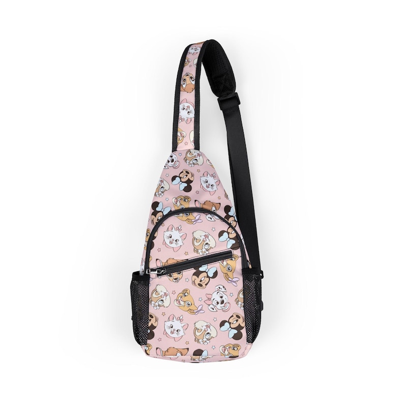 Minnie Mouse Disney Park Bag, Disney Backpack, Disney Sling Bag, Chest Bag, Disney Gift, Vacation Bag, Travel Bag, Fanny Pack, Belt Bag image 1