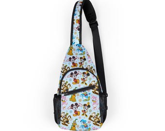 Mickey Mouse Disney Park Bag, Disney Backpack, Disney Sling Bag, Chest Bag, Disney Gift, Vacation Bag, Travel Bag, Fanny Pack, Belt Bag
