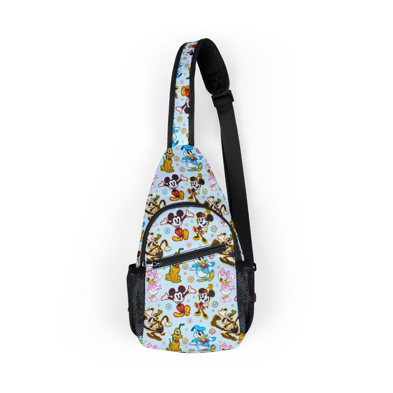 Mickey Mouse Disney Park Bag, Disney Backpack, Disney Sling Bag, Chest Bag, Disney Gift, Vacation Bag, Travel Bag, Fanny Pack, Belt Bag image 1