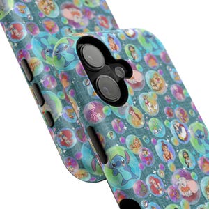 Disney Bubble Phone Case, Disney iPhone Case, Disney Phone Case, Samsung Phone Case, iPhone 15 Plus, iPhone 16 pro Case, Disney Phone Case image 18