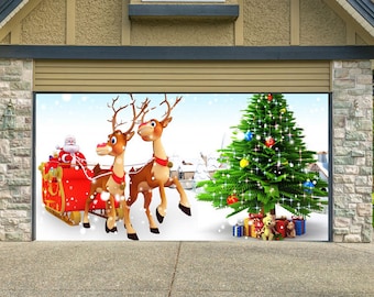 christmas decor for garage door santa claus garage door mural holiday outdoor decor xmas mural garage door cover xmas decorations - Garage Christmas Decorations christmas decor for garage door santa claus garage door mural holiday outdoor decor xmas mural garage door cover xmas decorations - Garage Christmas Decorations