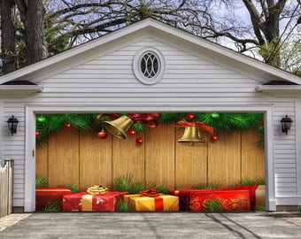 Items Similar To Christmas Double Garage Door Cover
