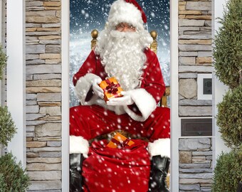 christmas garage door covers