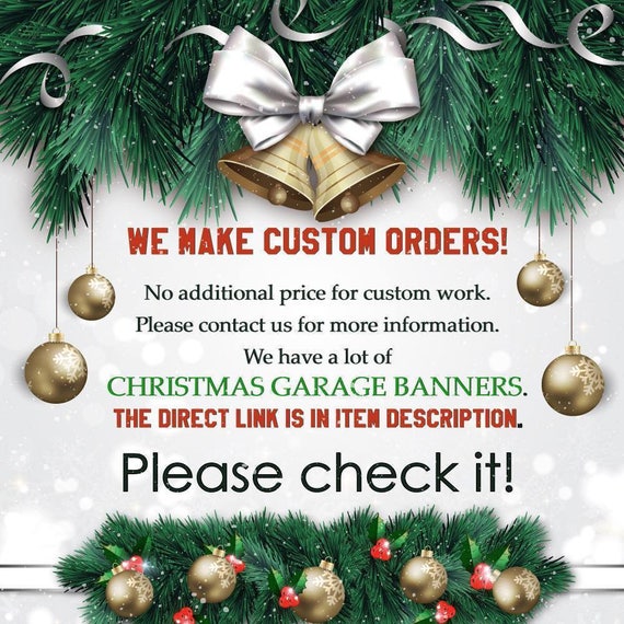 Merry Christmas 3d Print Decor For Double Garage Door Christmas Outdoor Mural Holiday Banner Garage Door Cover Ng138