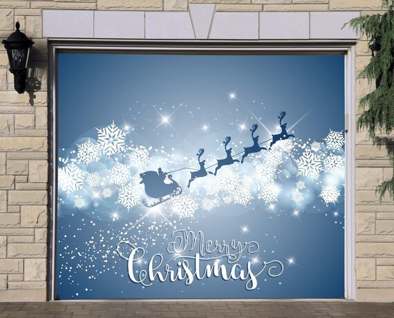 Christmas Garage Door Decor Full Color Murals Garage Door | Etsy