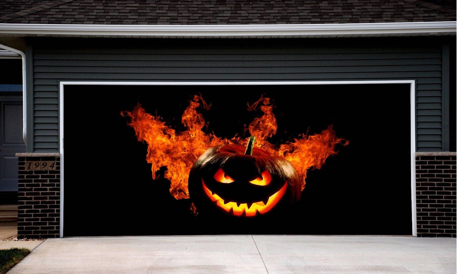 Halloween Garage Door Cover
 BEST SELLER Double Garage Door Cover Halloween Garage Door