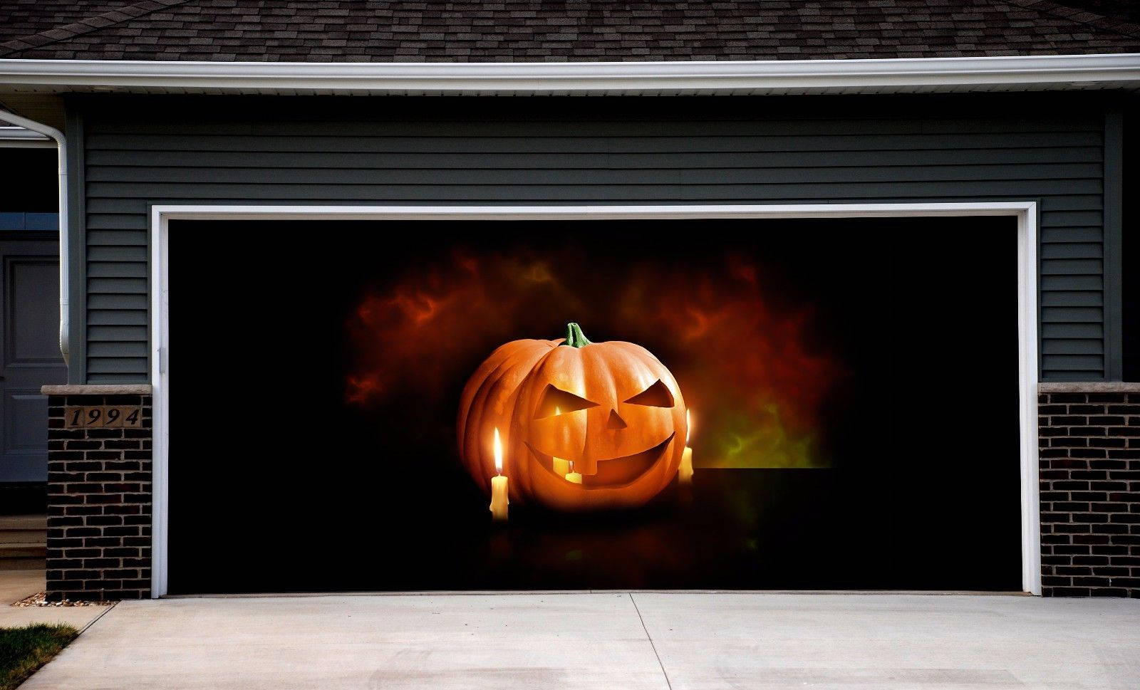 Halloween Door Decor Halloween Double Garage Door Banner Etsy