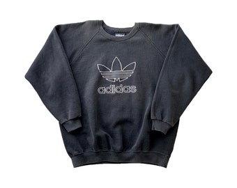 retro gold cropped adidas pullover hoodie