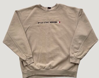 brown vintage nike jumper