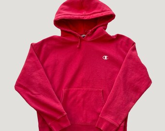 champion reverse weave hoodie cherry pie