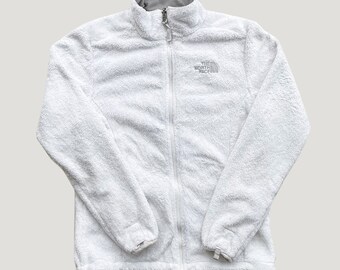 fuzzy north face coat