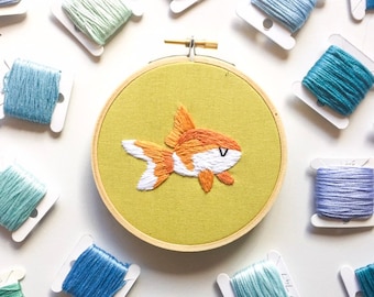 Goldfish embroidery