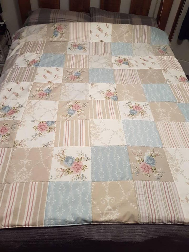 Patchwork throw