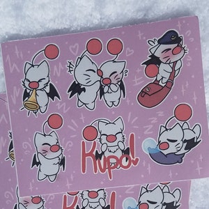 Mini Moogle Stickers