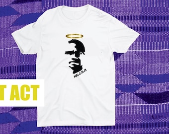 Malcolm X Tribute T-Shirt: Black History Month Civil Rights Tee