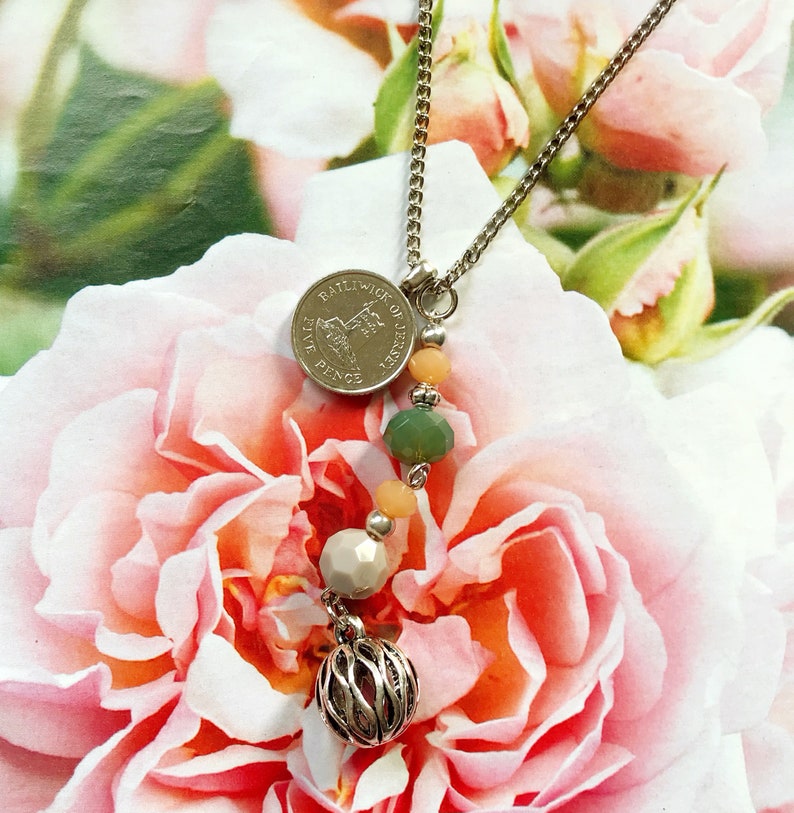 Necklace with coin Jersey and Pendant