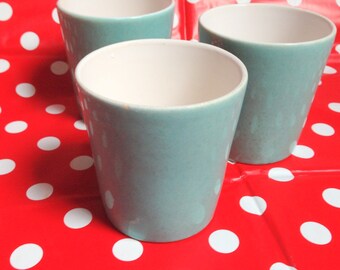 Vintage 60s milk cups / mugs
