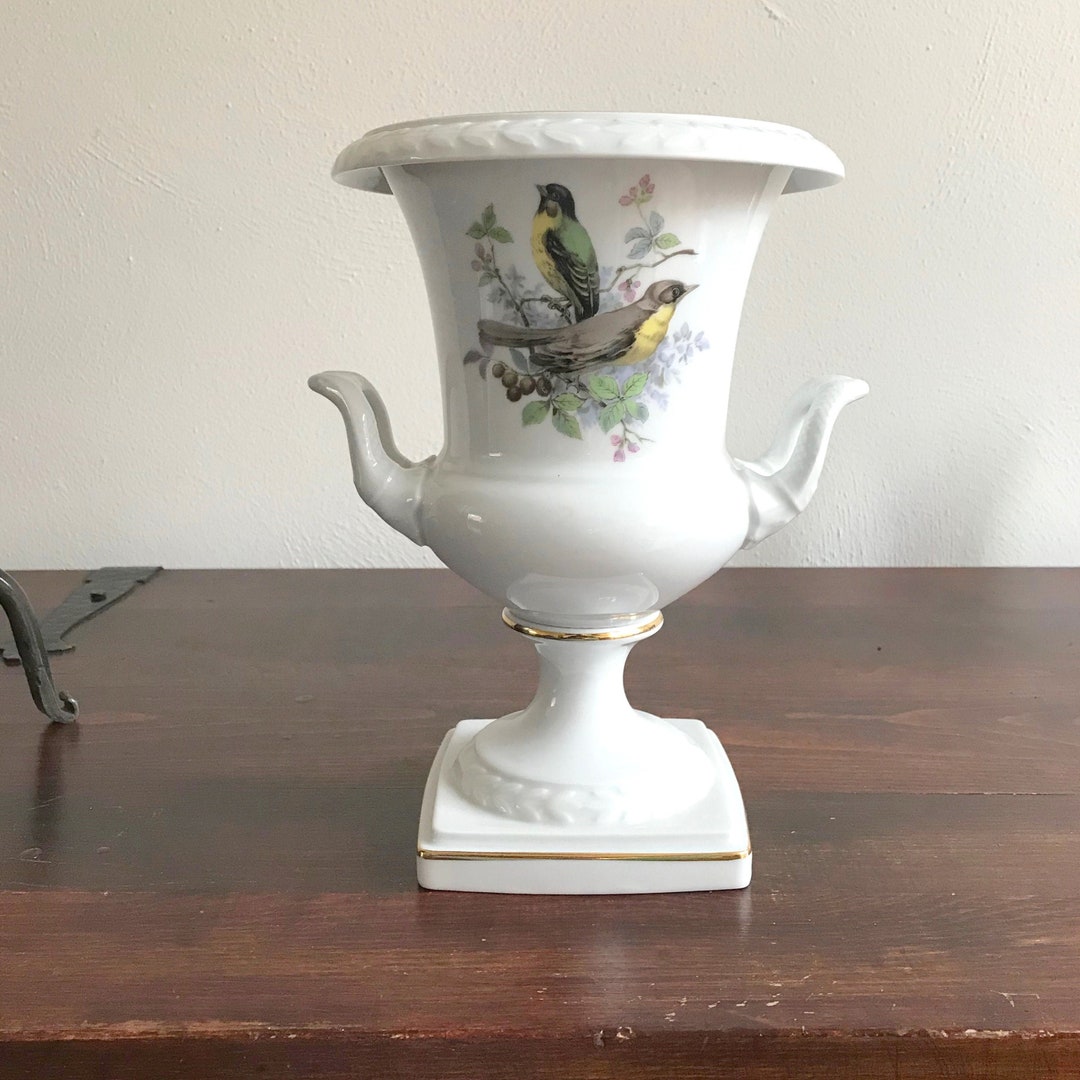 Vase KAISER W. Germany Birds Decor. Etsy