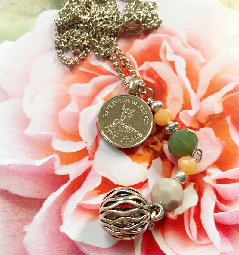 Necklace with coin Jersey and Pendant