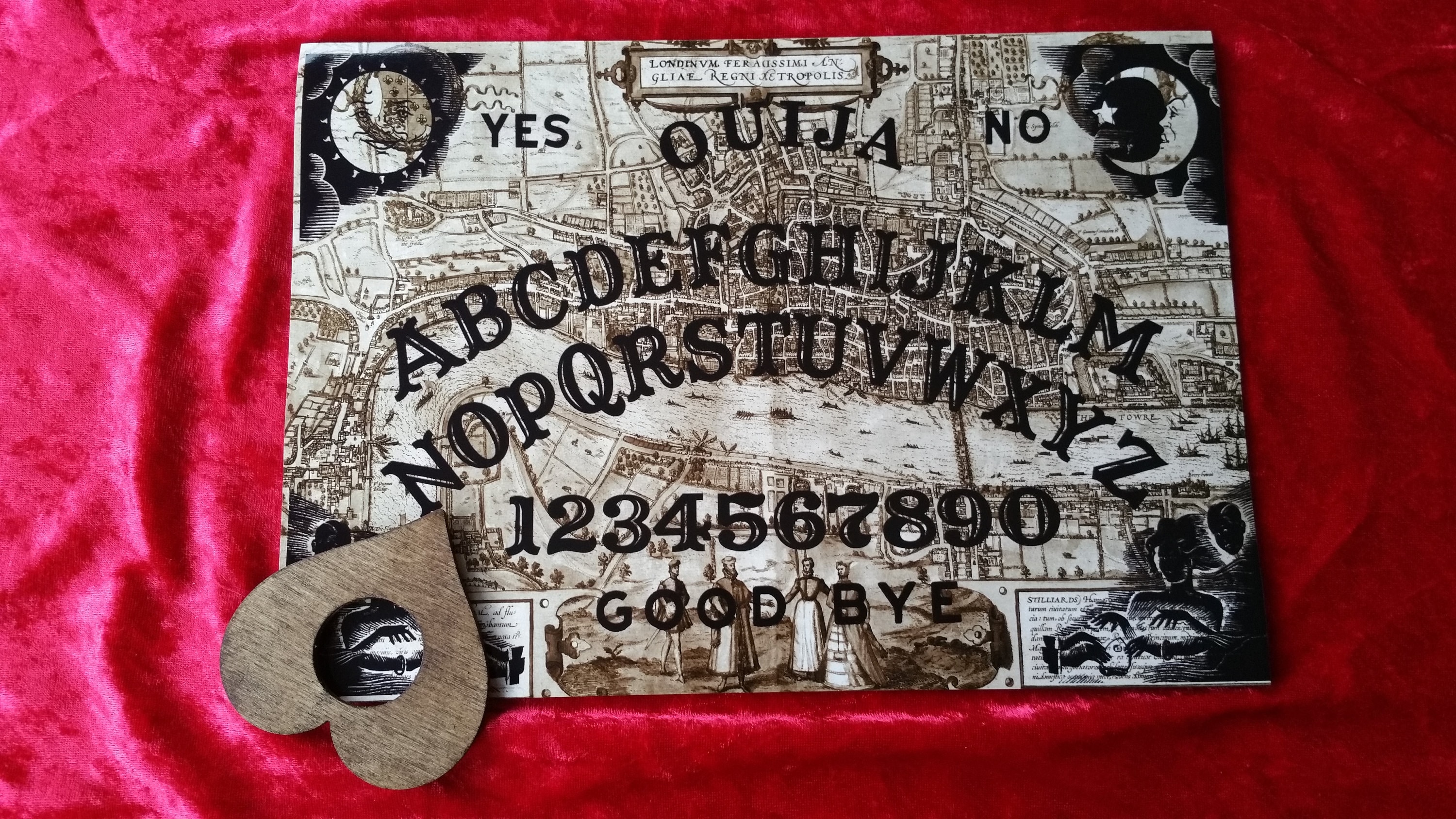 This is a picture of Clever Ouija Board Drawing This is a graphic of Clever Ouija Board Drawing