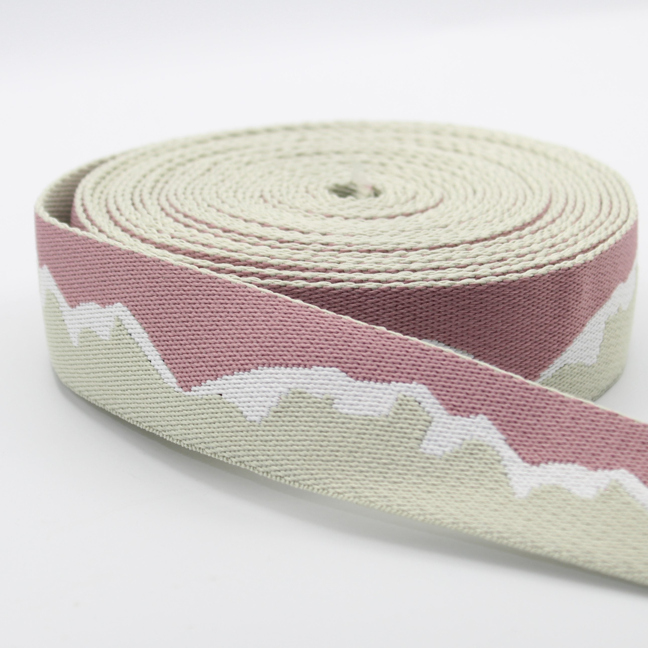 5 Meters of Strap With Tricolor Wave Mountain Pattern Urban Luxury Line ...
