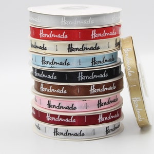 Handmade Satin Ribbon 10 colors 22m 10mm Gift Wrapping Cake Birthday Wedding Baptism Valentine&#39;s Day Christmas Handmade Love Packaging