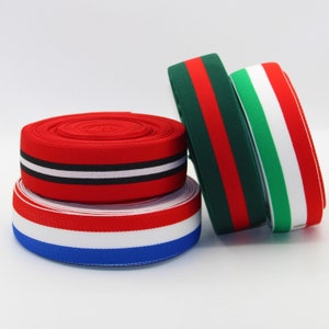 10 Meters Tricolor Elastic 40mm