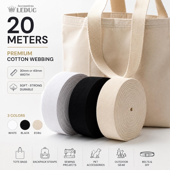 webbing tape cotton webbing straps for bags