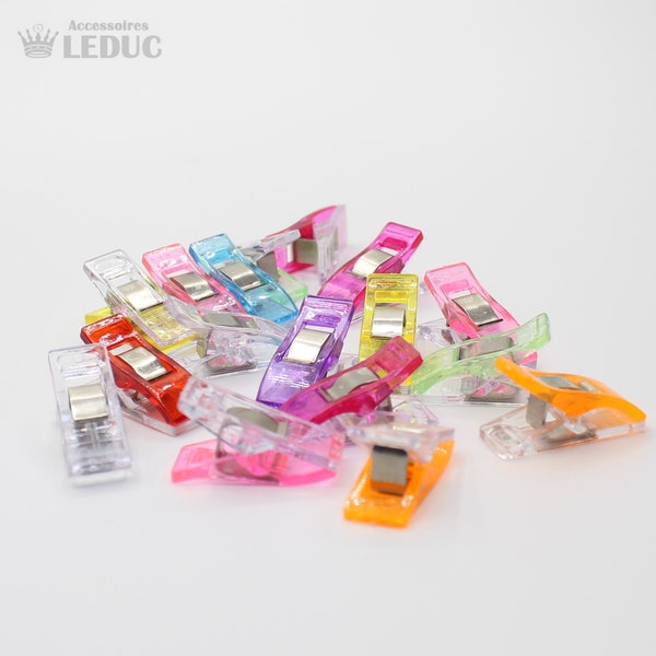 WONDERCLIPS , coloris mélangés , lot de 100 pièces