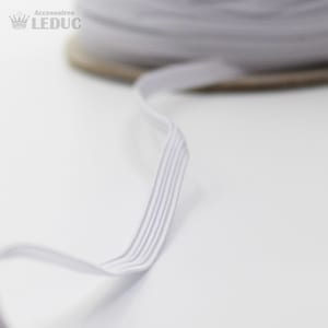 162METRES Elastic 4.5mm ideal for making white masks shipped within 24 hours