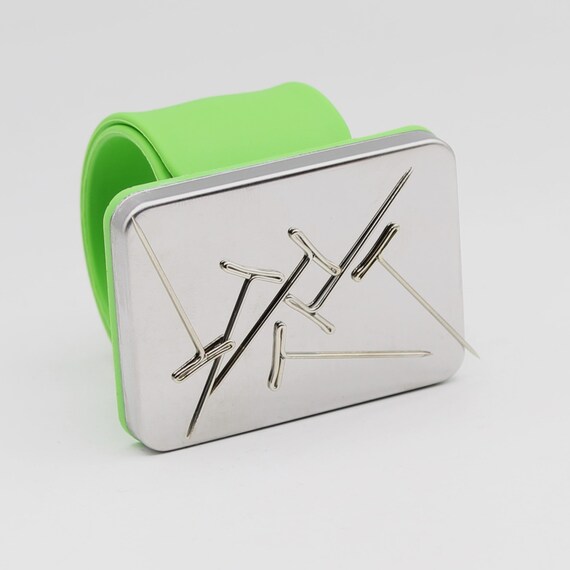 Bracelet Magnétique Porte-Épingles - Support Aimanté Pour Coiffeurs, Couture & Épingles à Cheveux