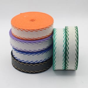 Cinturino bicolore diagonale da 30 mm #RUB3541