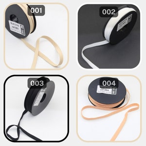 10 meters Elastic Different Colors ideal for Soft Solid Underwear Good Quality 10mm ELA1316 image 2