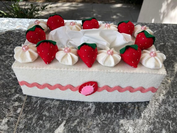 Box Of Felt For Box Door Handkerchiefs Of Paper Cake With Etsy