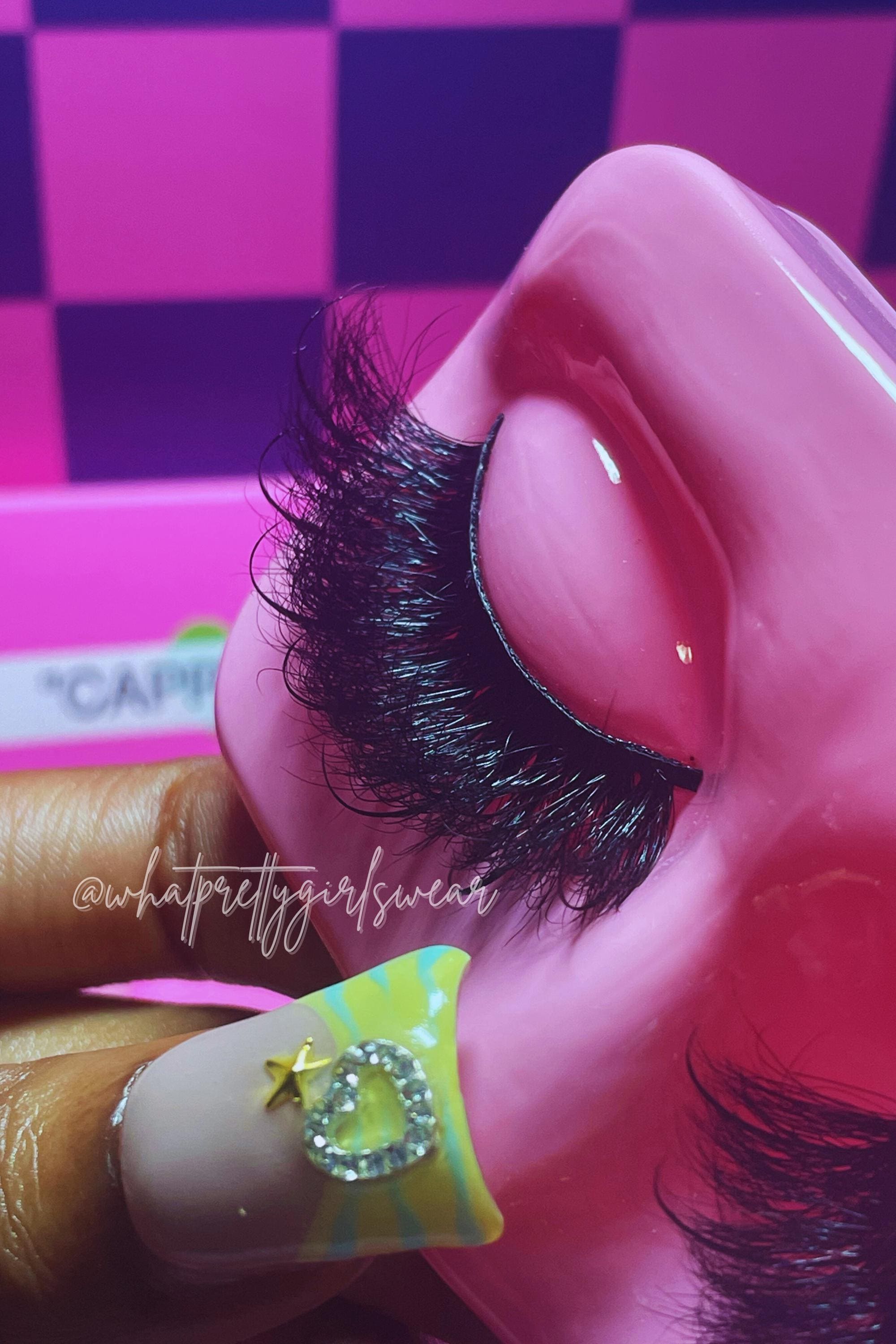 25MM Faux Mink Eyelashes, Handmade Fluffy Lash Strips