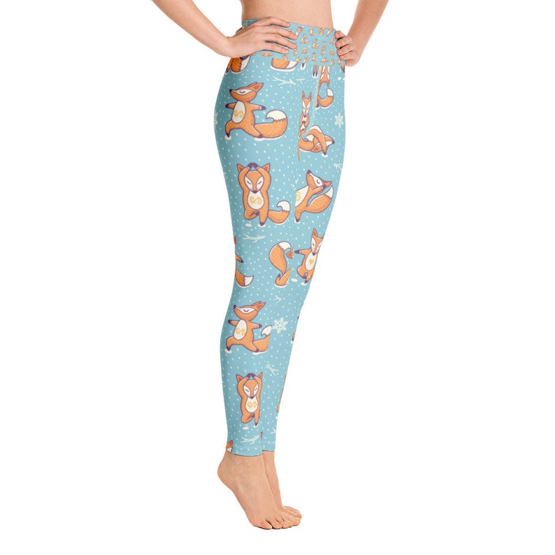 Fox Animal Lovers Yoga Yoga Gift Fox Yoga Yoga Pants No Fox Given Yoga Leggings Leggings Animal Yoga