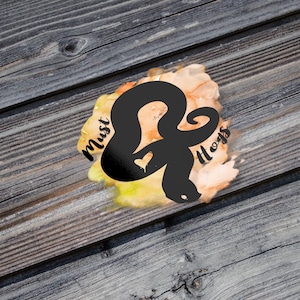 Watercolor Reptile Decals | Hognose Snake | Ball Python | Snake Sticker | Must Love Snakes | I Heart Balls | Snake Decal | Vinyl Sticker