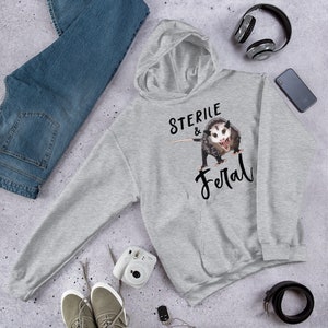 Sudadera con capucha unisex estéril y salvaje