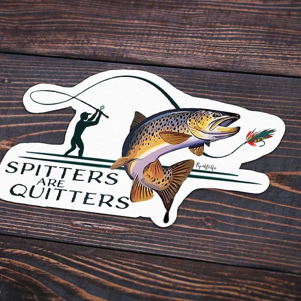 Fly Fishing Sticker Etsy