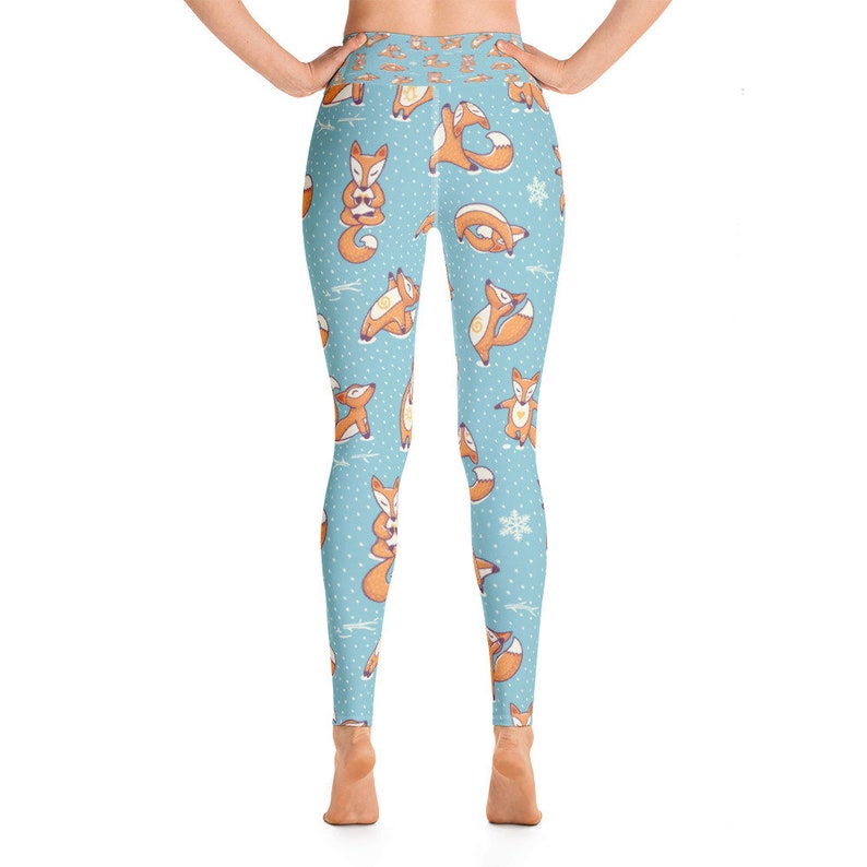 Fox Animal Lovers Yoga Yoga Gift Fox Yoga Yoga Pants No Fox Given Yoga Leggings Leggings Animal Yoga
