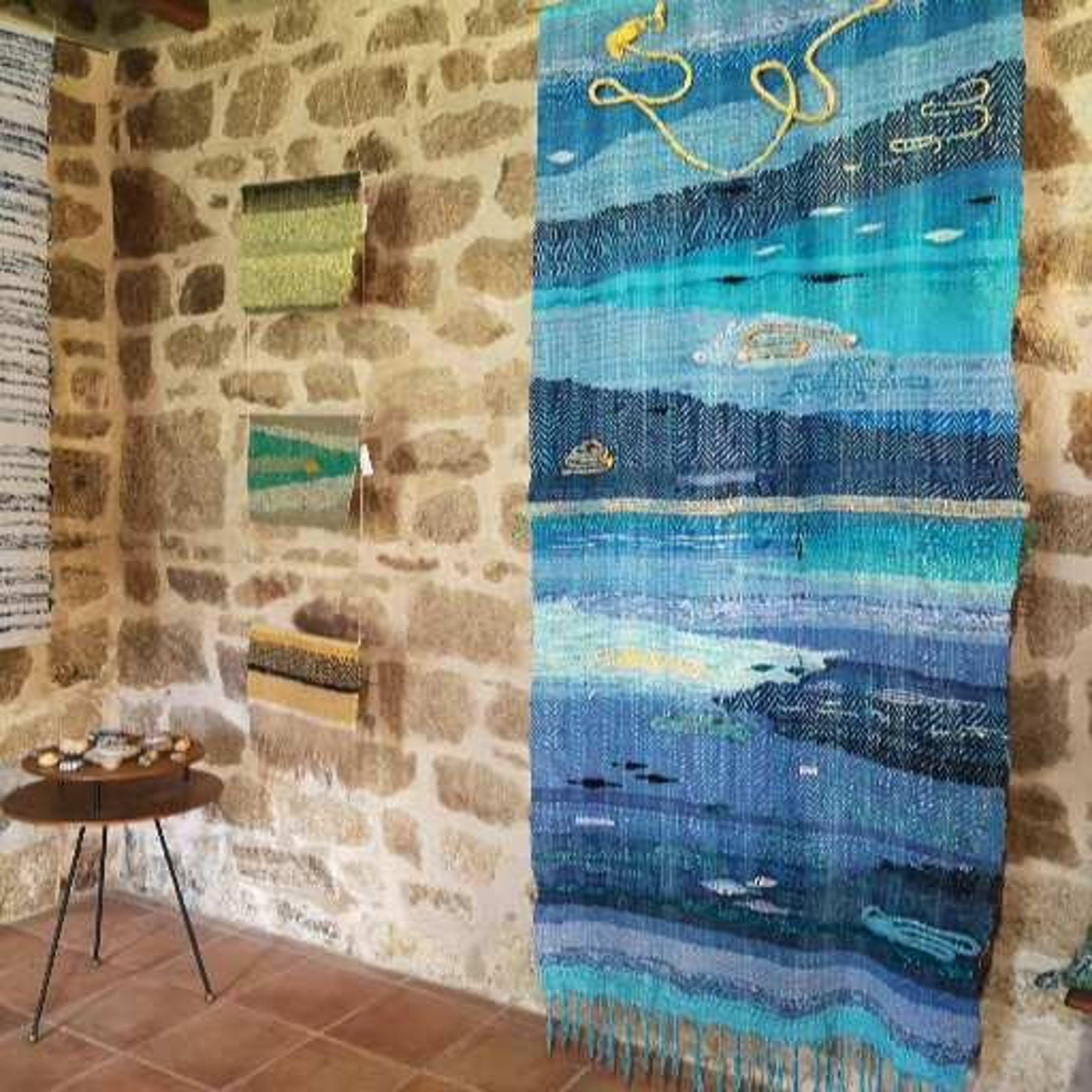 Wall Painting sea Tapestry Hand Woven 100 Etsy