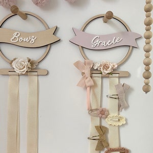 Bows Hanger, Headband, Bobbles, Clips Storage